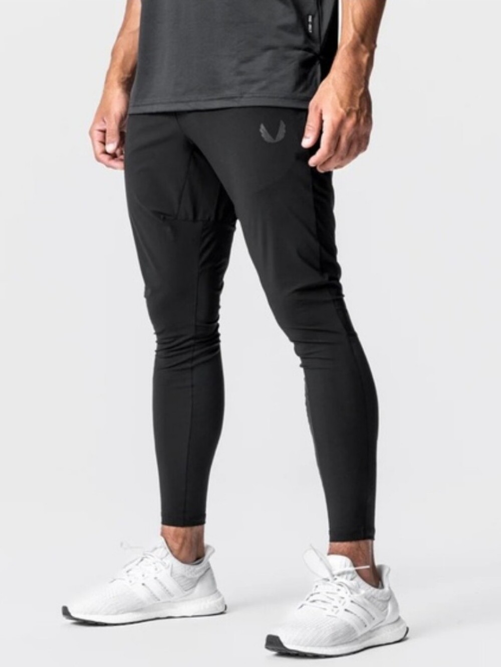 ASRV 0699 TETRA LITE HYBRID JOGGER BLACK ATHLETIC ACTIVE PANTS, Medium Like NEW